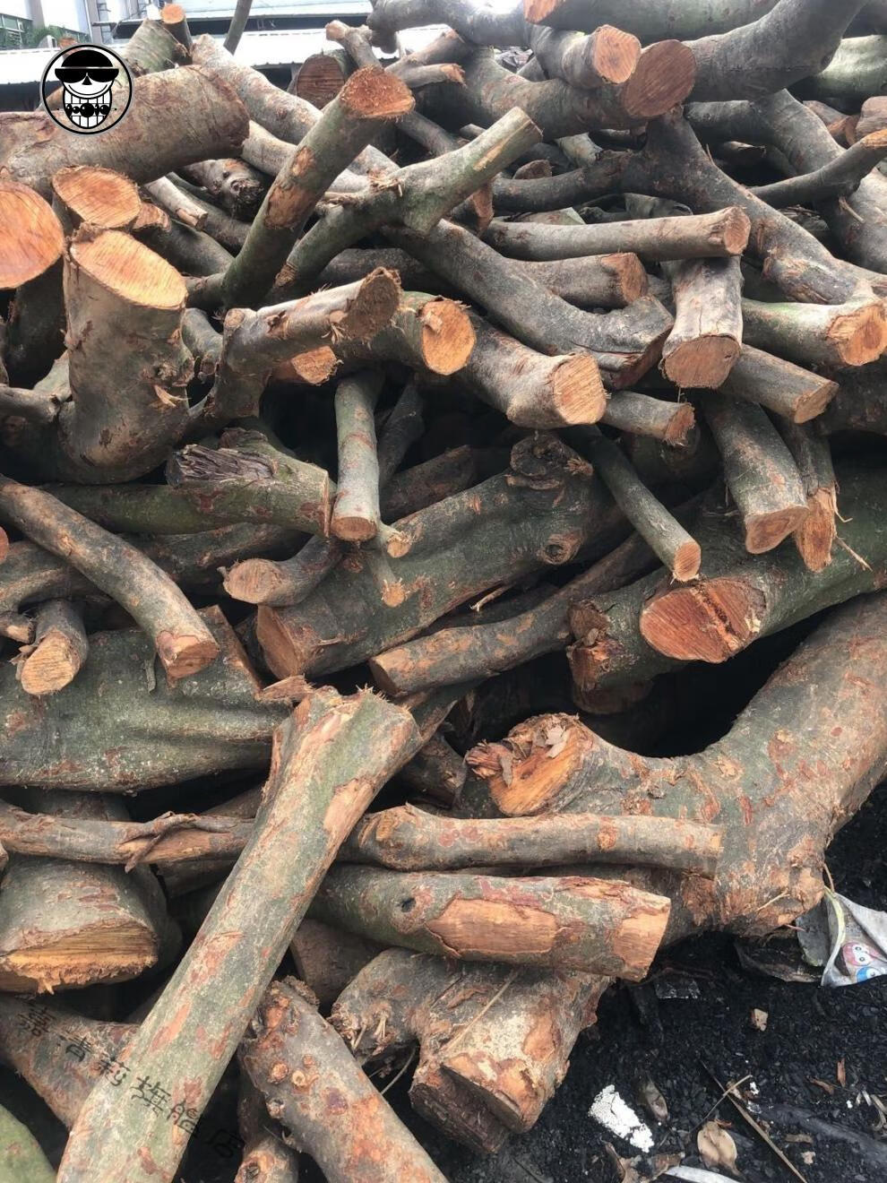 壁炉木柴柴火户外烧烤篝火野炊灶壁炉荔枝木柴客厅装饰柴5斤装10斤