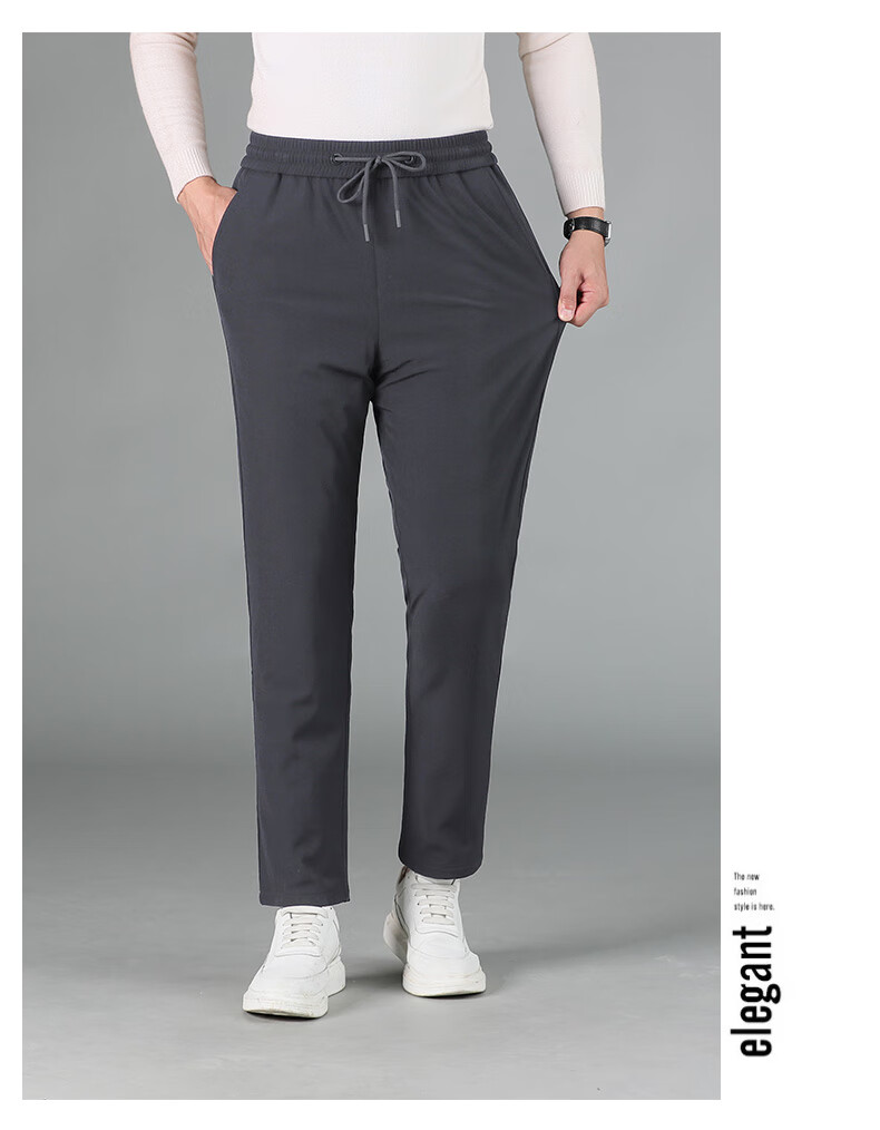 YAYA 90% Goose down Pants, Winter Thermal Leggings for Men And Women, Couples Matching Style, Warm Thick Fleece-Lined Pants, Tapered Men's Trousers 31