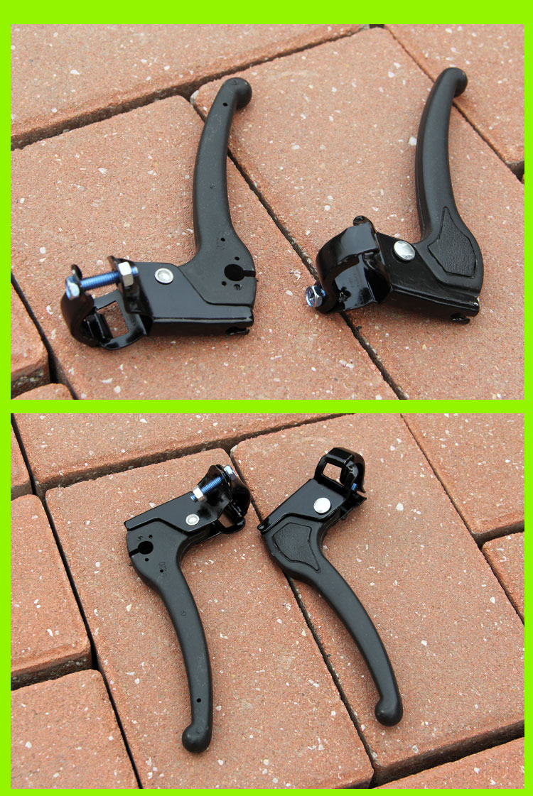 手动轮椅配件刹车轮椅手刹轮椅左右侧面螺杆固定单只手闸浅灰色