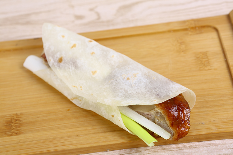 北京烤鸭饼皮京酱肉丝饼皮荷叶饼片皮鸭面皮即食手工烙饼卷饼60张