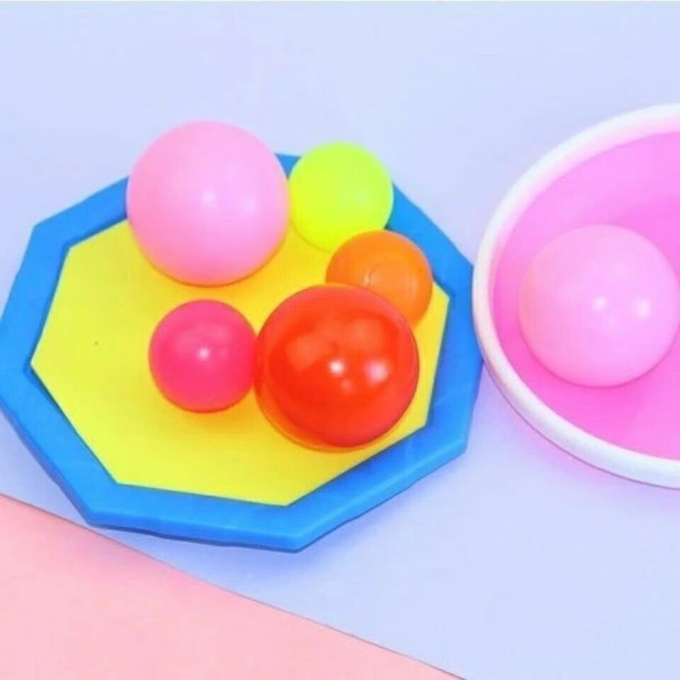 夜光粘粘球吸顶球粘扔墙天花板黏黏球粘粑解压球发泄玩具45厘米夜光球