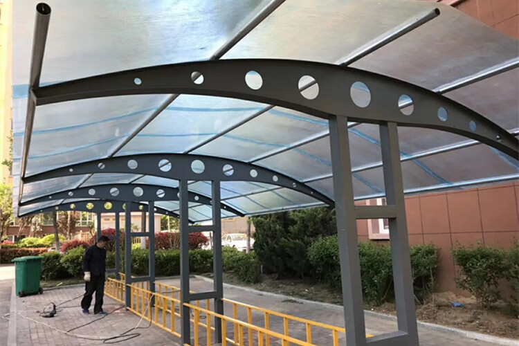 亿万仟 采光板 平板透明玻璃钢瓦养殖大棚frp亮瓦雨棚防腐脊瓦阻燃