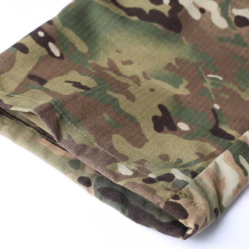 作训服 美国海豹三色迷彩服套装迷彩套服女立领防刮耐磨户外工作服