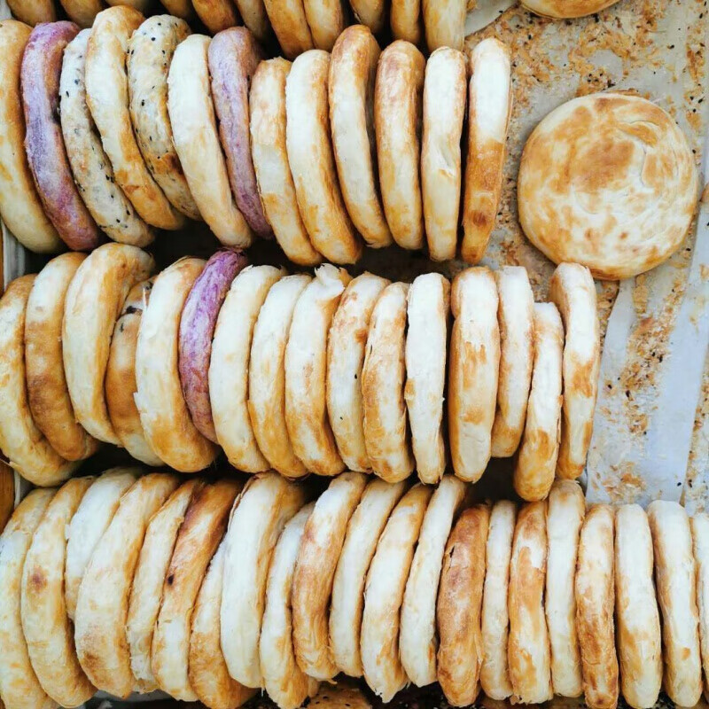 山东特产油酥火烧泰山火烧五香烧饼手工老面发面烧饼早餐主食 特惠