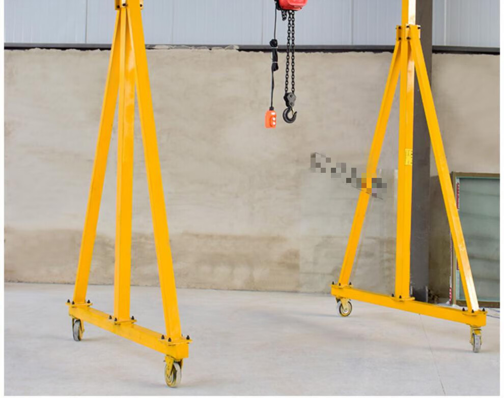 龙门吊架移动小型工字钢吊架行车航吊龙门吊 2吨龙门架起重升降式