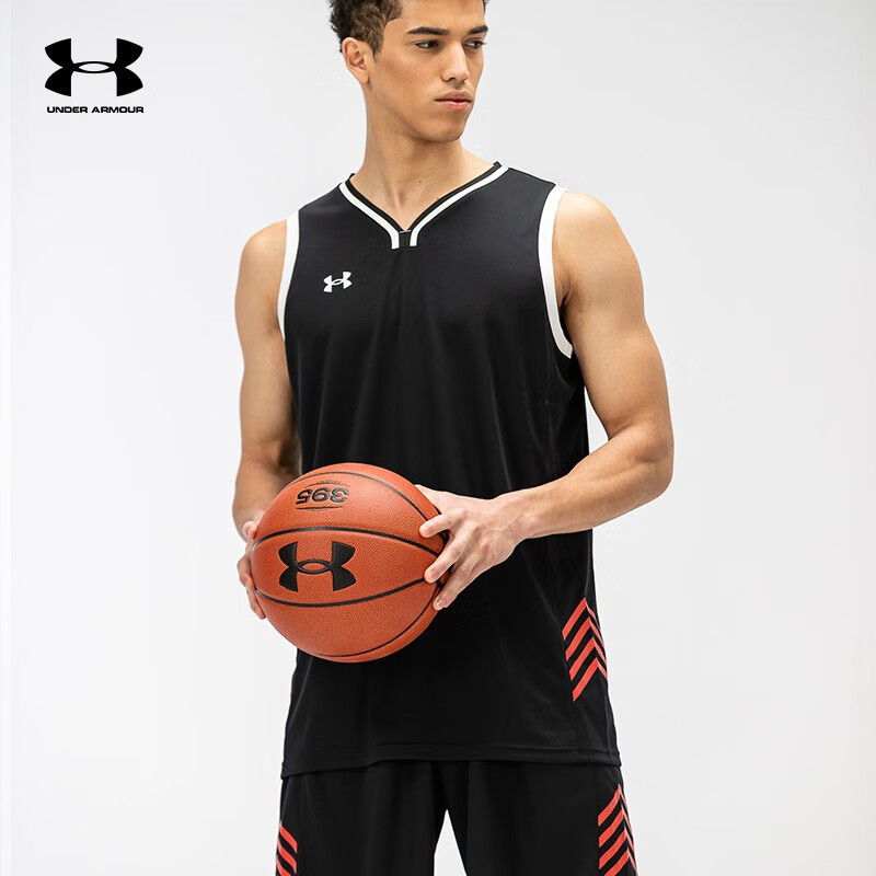 安德玛ua篮球服男定制夏季学生比赛队服运动训练套装库里球衣印字