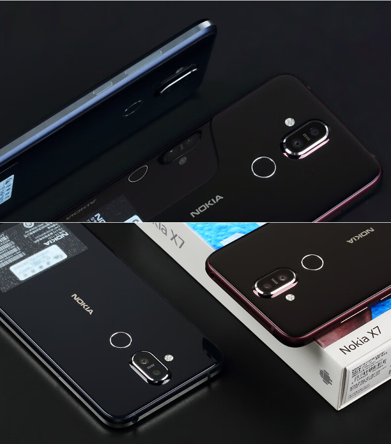 全新5gnokia诺基亚x7智能安卓通4g全面屏备用手机老人baoxiaox76128沁