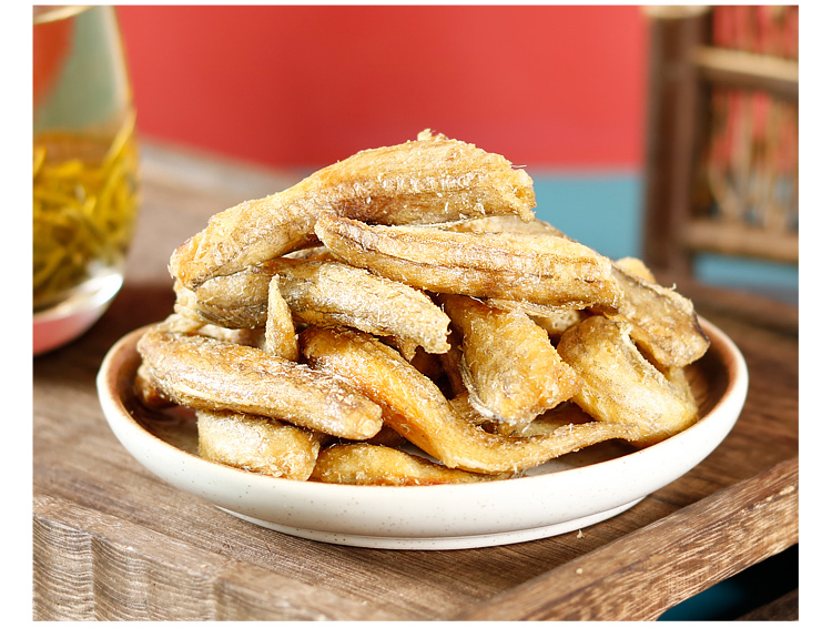 烤龙鱼酥 龙头鱼豆腐鱼网红即食酥鱼小鱼干儿童零食品 香辣味250g