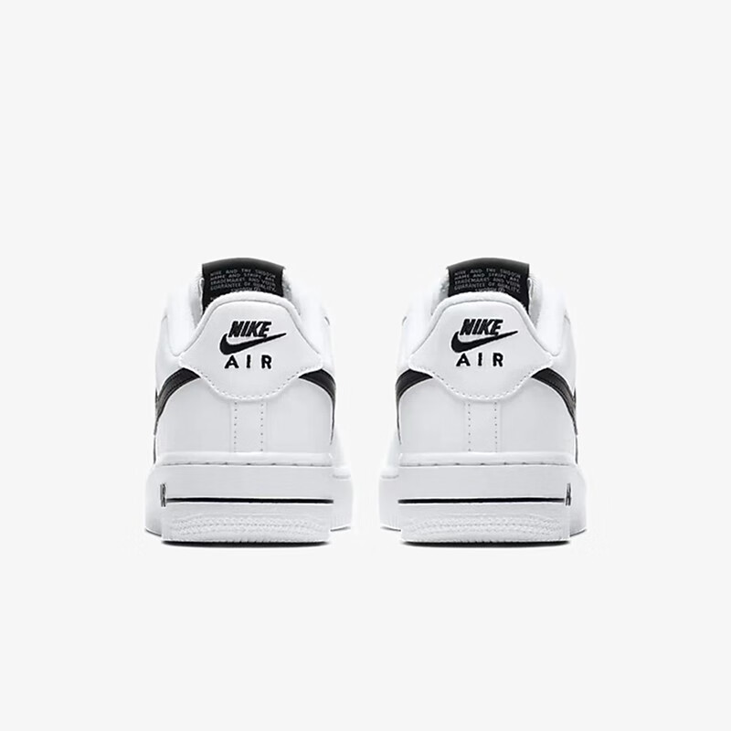 耐克nike air force 1空军一号女款af1黑白小权志龙低帮休闲板鞋 ct