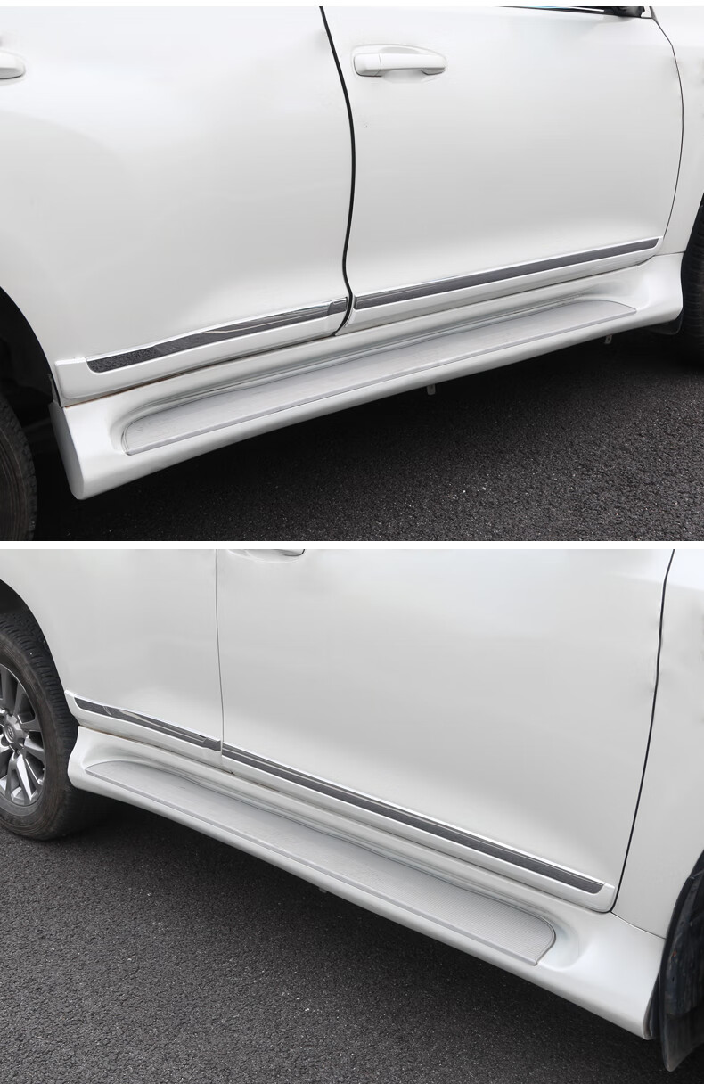 汽车装饰 车身装饰件 薛湖 适用于普拉多车身饰条门边条防撞蹭擦保护