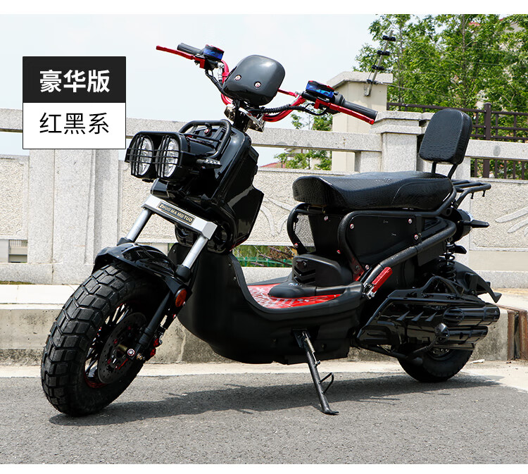 祖玛电动摩托车大型电瓶车72v长跑王96v高速爬坡王电摩锂电爆改改2000