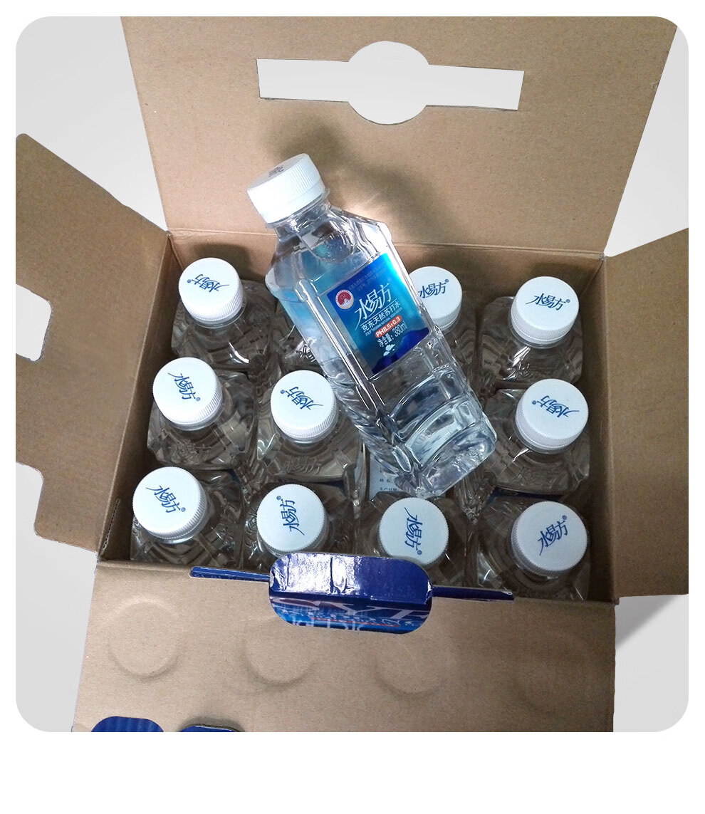 【京咚物流】380ml*12瓶 克东天然苏打水 礼盒装 弱碱性饮用水苏打水