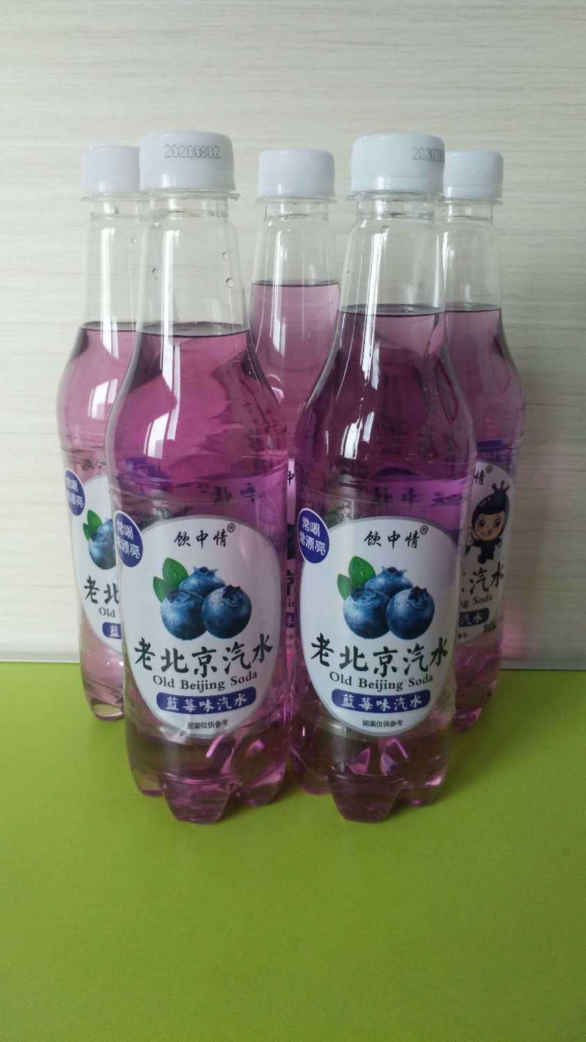 老北京汽水500ml1瓶小香槟菠萝橙汁苹果多种果味抖音网红饮料夏日地方