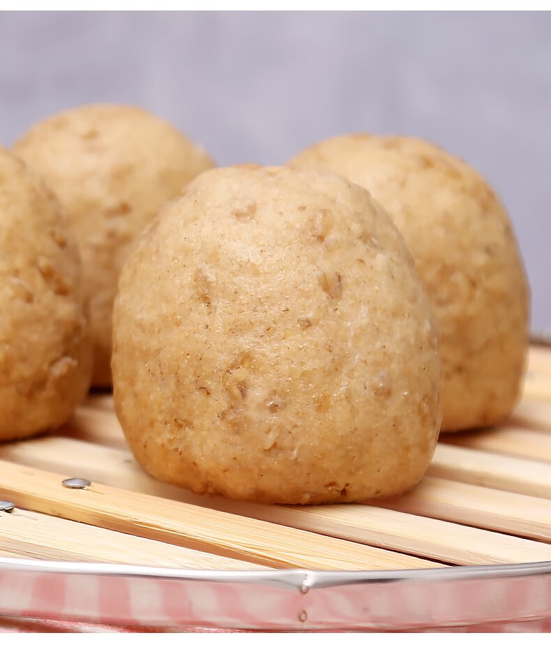 杂粮馒头黑全麦荞麦燕麦馒头手工馒头粗粮早点面点主食面食馍馍代餐