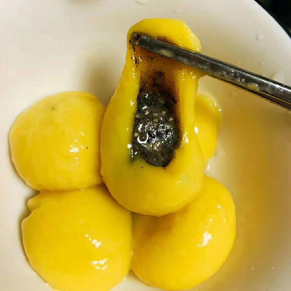 大黄米汤圆手工黑芝麻花生馅速冻煮炸元宵400gx4袋榴莲味x4包