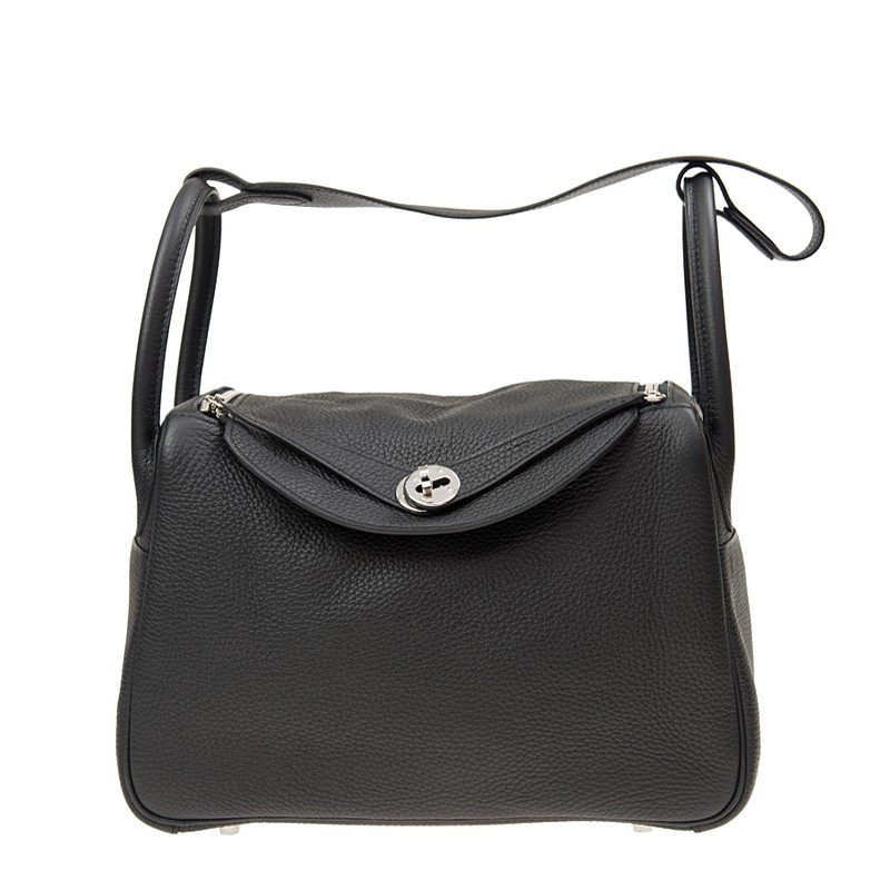 hermes爱马仕女包单肩包手提包lindy30手袋翻盖时尚优雅礼物灰色