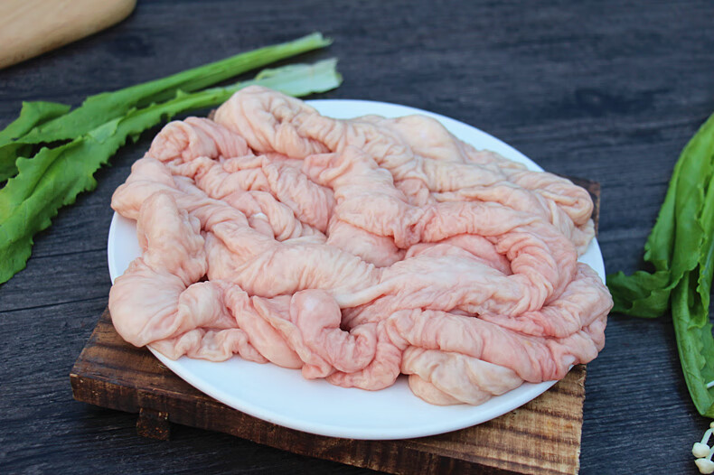 新鲜猪大肠 猪肠子现杀农家土猪下水猪内脏另有猪肚猪肉 1250g