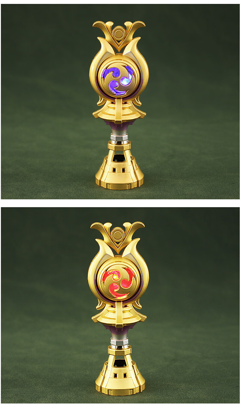 曼影manying原神周边风神之眼温迪神之心雷电将军金属