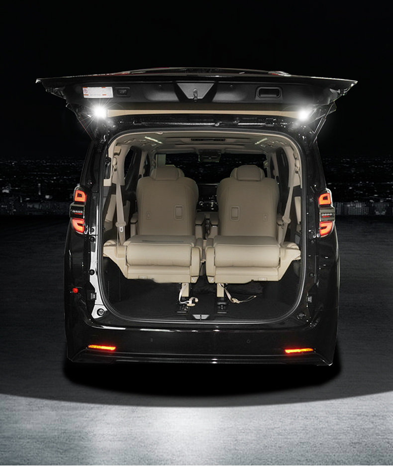 适用于丰田埃尔法尾门灯后备箱alphard30系20系威尔法改装饰配件定制