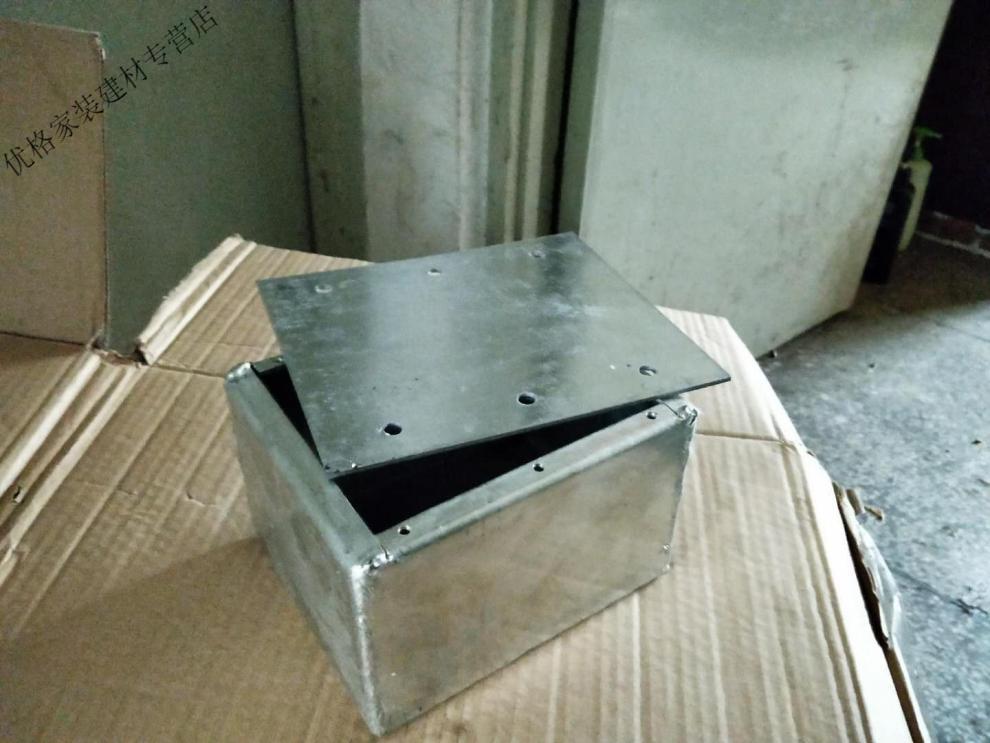 人防密闭接线盒180150120人防备案热镀锌防护密闭盒金属180150120镀锌