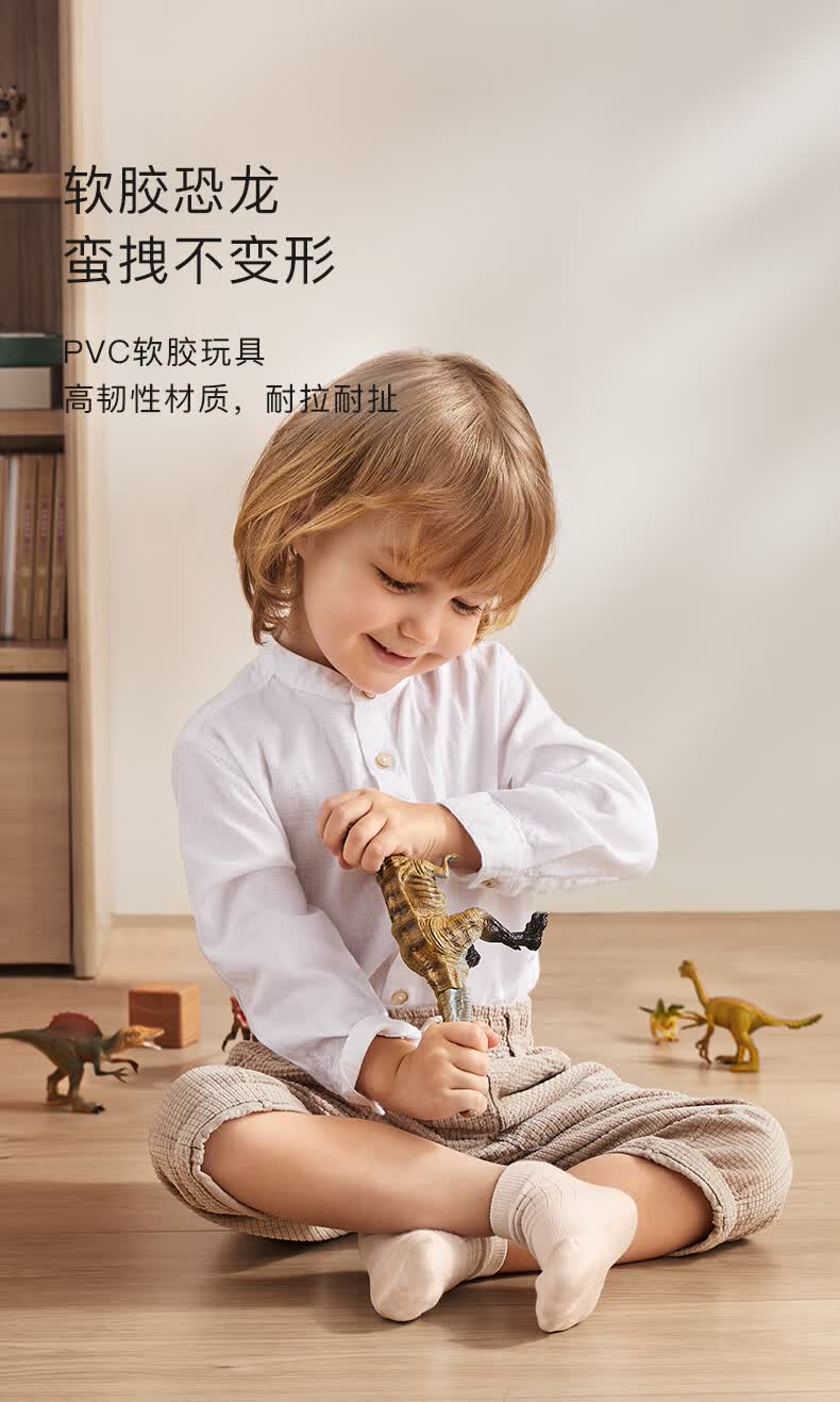 babycarebctoys恐龙玩具仿真动物大霸王龙翼龙软塑胶侏罗纪儿童男孩