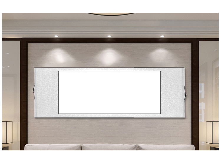 宣纸书法挂画轴空白手卷横轴条幅毛笔字字画创作装裱卷轴定制横幅字画