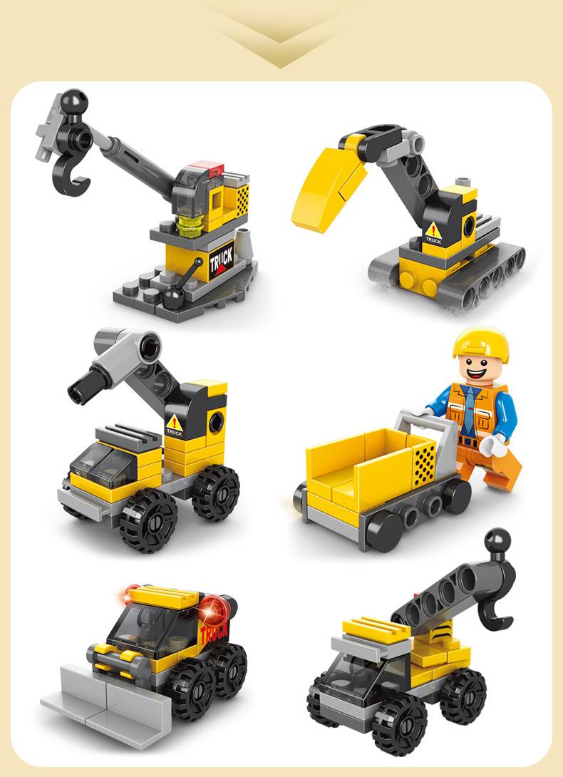 消防车兼容积木拼装玩具力男孩10岁儿童小颗粒礼物消防汽车拼图城市