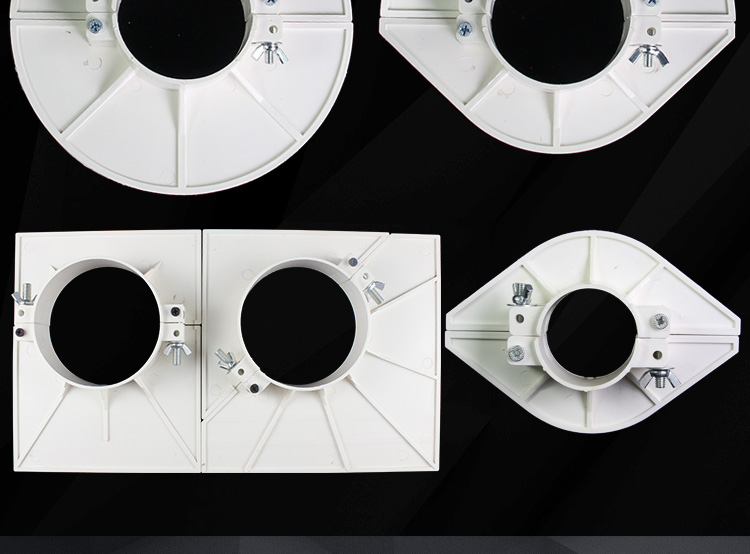 封堵补洞模板pvc排水管50 75 110 吊洞模具预留洞吊模 预埋吊模板 封