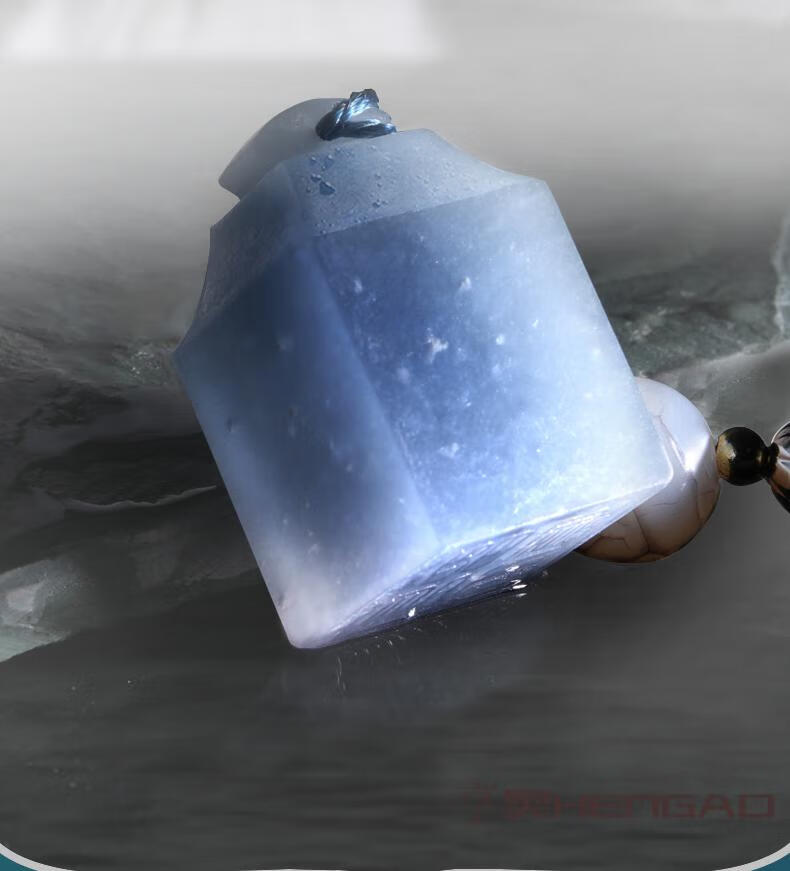 天蓝冻石印章(30mm*50mm)送