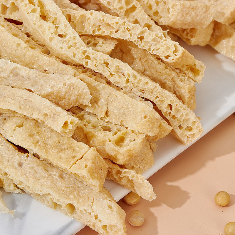 益君健陕西特产脆豆腐500火锅麻辣烫食材关东煮脆皮豆腐豆皮素鸡1000g