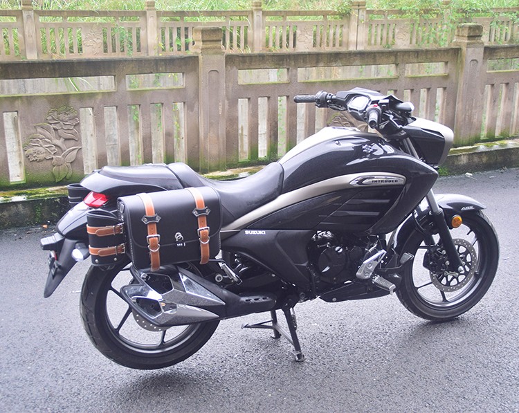 适用于铃木酷道155快拆边包复古边箱侧挂包改装件无损安装酷道155左右