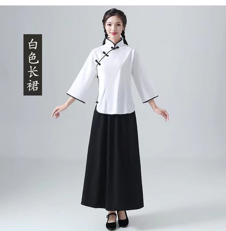 【jnrl】民国学生装大小姐五四运动演出服学生装复古毕业照服装舞台服