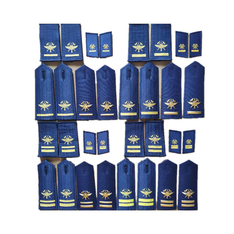 软硬胸条臂章肩章魔术贴消防员服饰标志配饰 预备消防员领章【图片