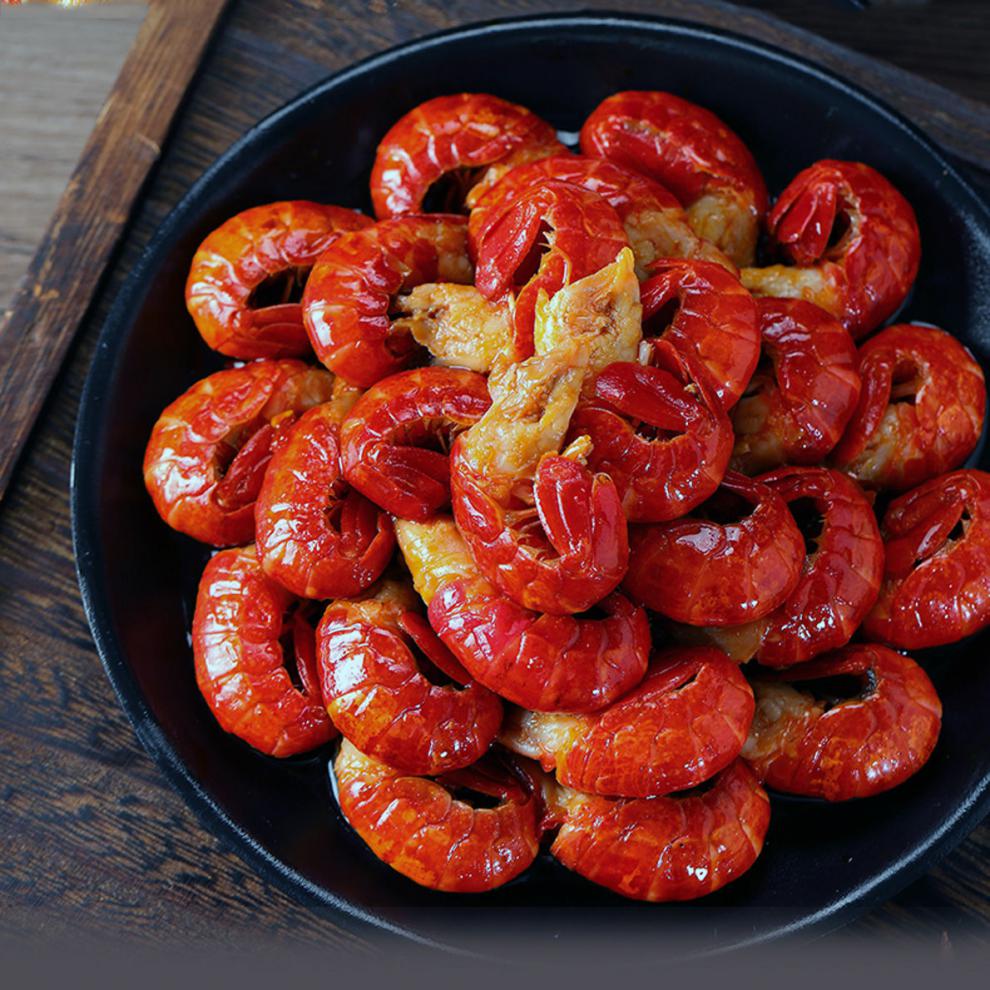 龙虾尾鲜活速冻中号大号特级无冰衣单冻带冰整箱批发 九斤箱一级大号