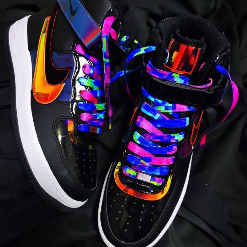 女鞋1空军一号af1镭射炫彩电玩高帮男鞋dc2111 dc2111-191 dc0831-101