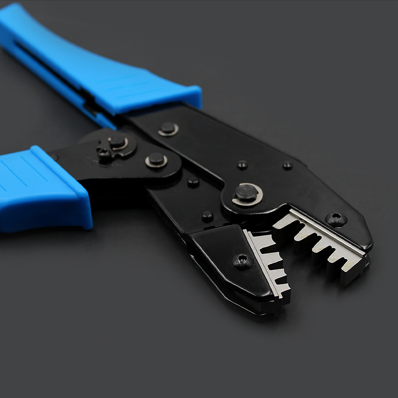 压线钳 c型线夹 c型铜扣端子开口式接插件压线工具手动接线钳 铜扣压