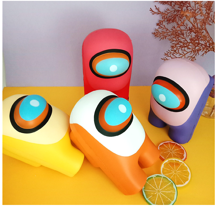 太空捏捏乐amongusamongusamongus公仔太空狼人杀潮玩周边玩具pu慢