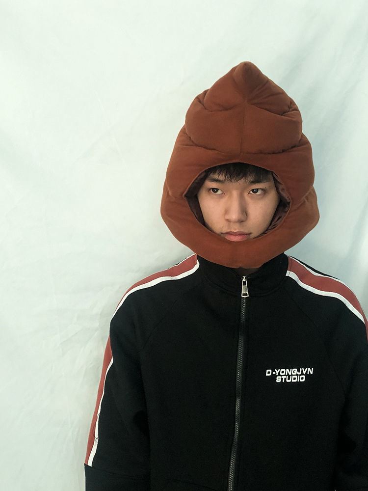 小潮院长周边 网红小潮院长同款粑粑屎大便便头套冬天保暖搞怪男女