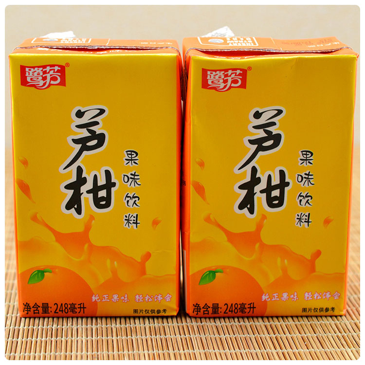 fghgf福建整箱248l*24盒鹭芳芦柑味果味饮料童年回忆夏凉饮品【图片