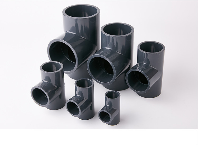 pvc三通 upvc正三通 pvc-u正三通 国标 化工给水管配件 管件 dn50