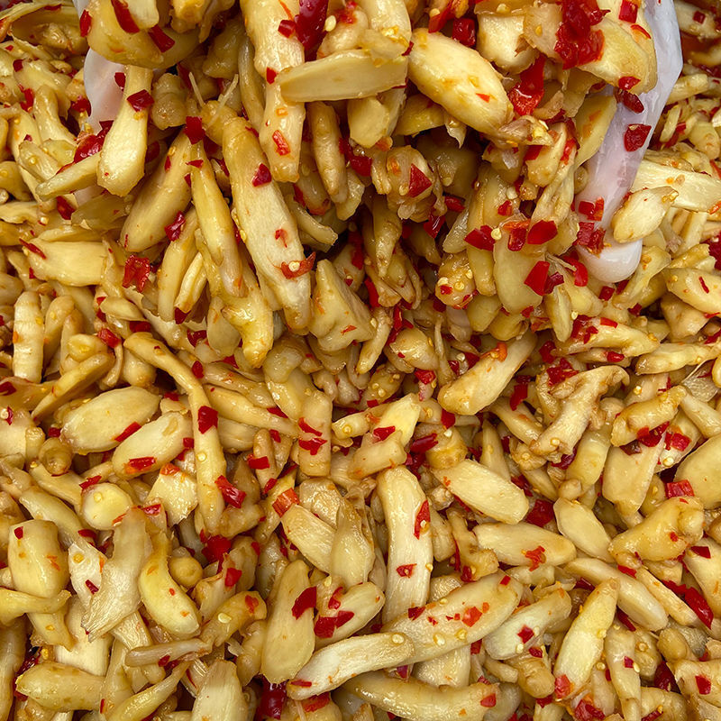 豆豉姜腌制糖醋嫩生姜农家自制下饭菜酸甜味零食江西宜春特产豆豉姜