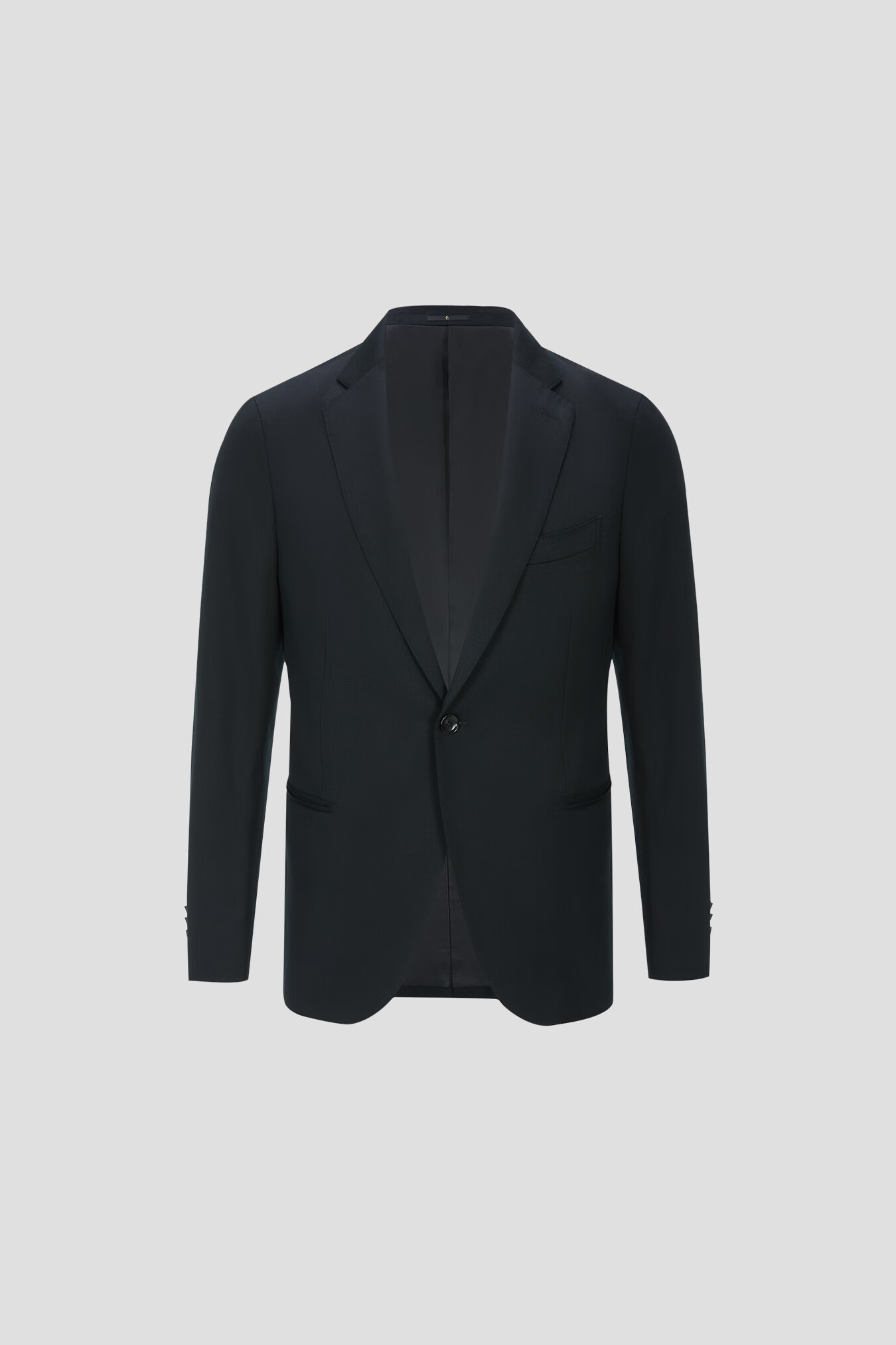 11超值预售】lampo蓝豹全季款男士套装西服上装黑色商务小格纹西服