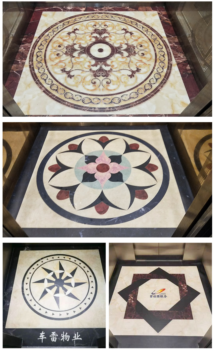 电梯专用地垫电梯地垫地胶定制logo耐磨防水pvc广告地垫电梯3d图案