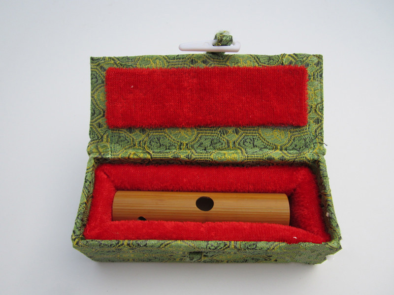 口笛民族乐器紫竹白竹五孔口笛 口袋小短笛可模仿森林鸟 白竹套笛