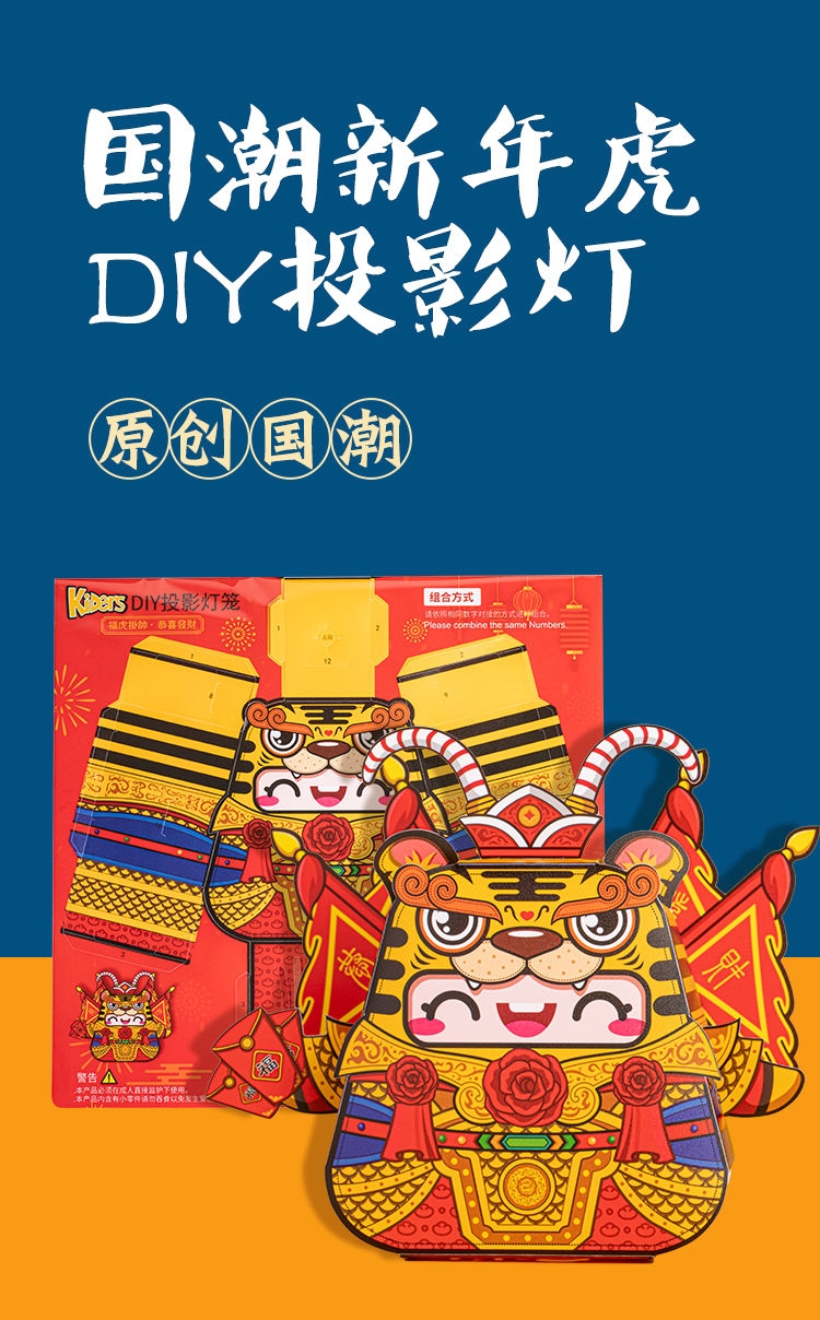 虎年DIY投影灯笼安装图片