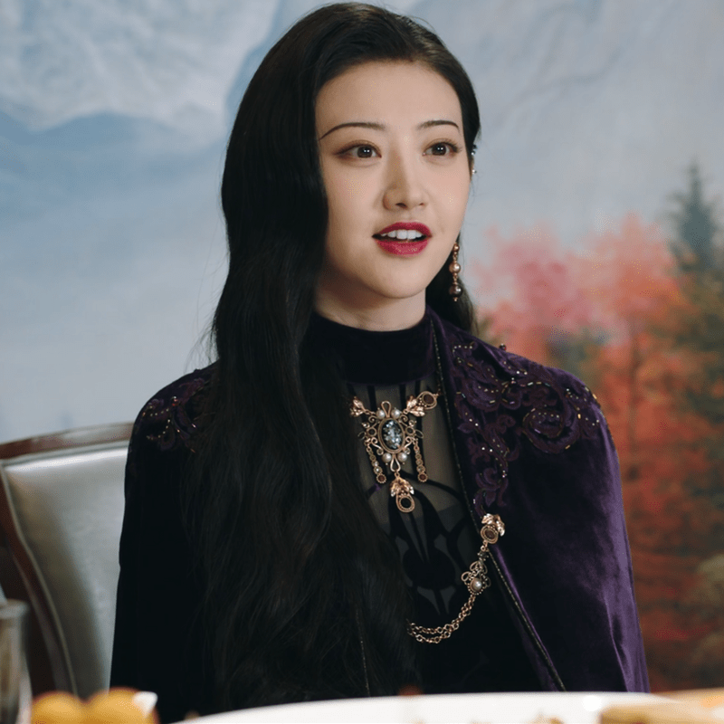 释志 司藤景甜同款司藤景甜同款衣服女春季新款国风高领修身显瘦旗袍