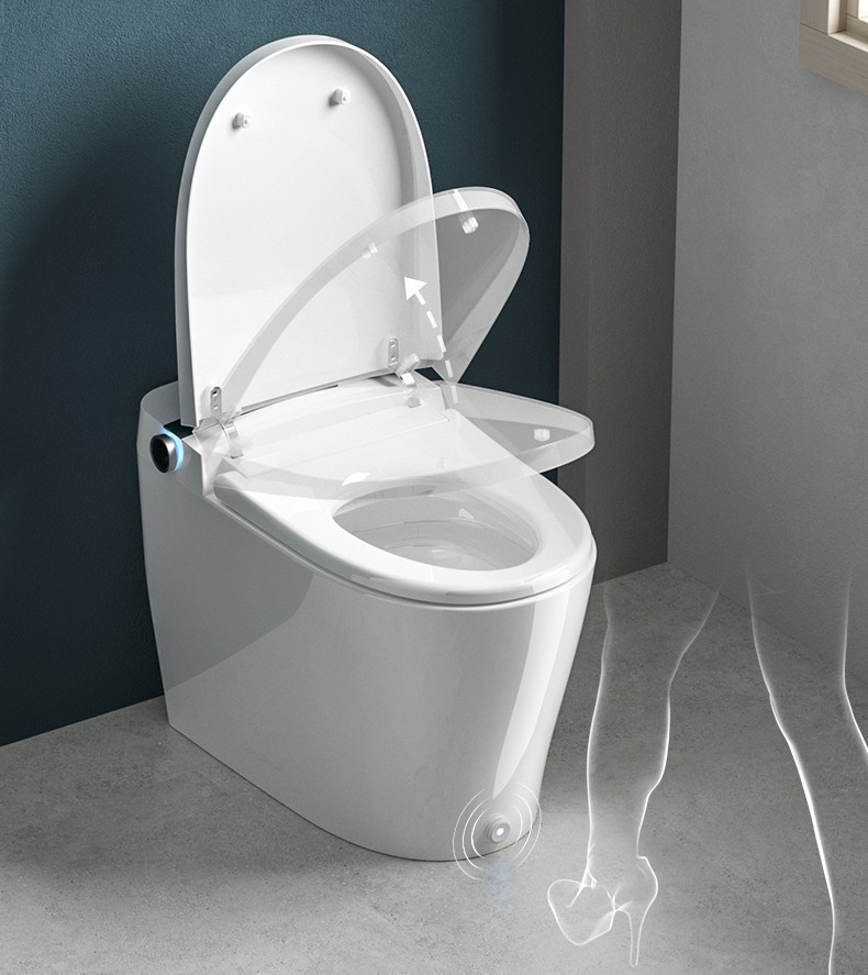 美国西屋全自动一体式智能马桶无水压限制脚踢开盖多功能家用智能座