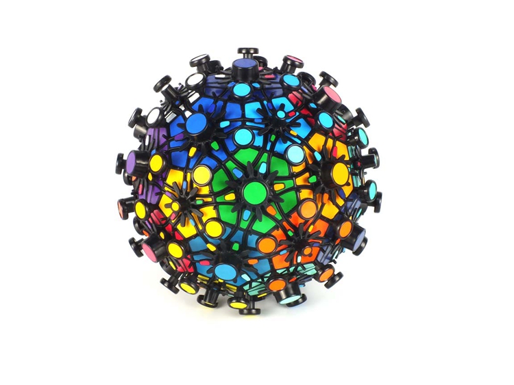 【 新款足球】超高难度异形魔方verypuzzle流浪足球 32面体 高收藏级