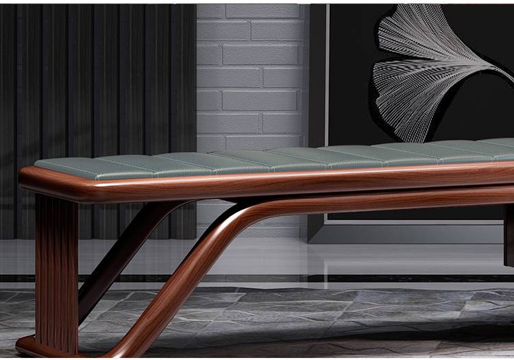 贵妃椅新中式贵妃榻小户型贵妃位美人榻单人懒人实木床尾凳贵妃沙发a