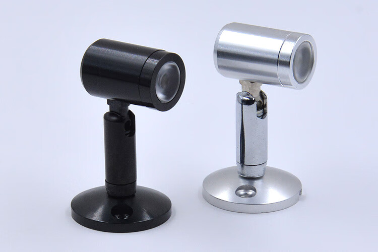 纪冠led微型迷你明装射灯酒柜小型柜台灯彩色灯1w展柜聚光灯珠宝射灯